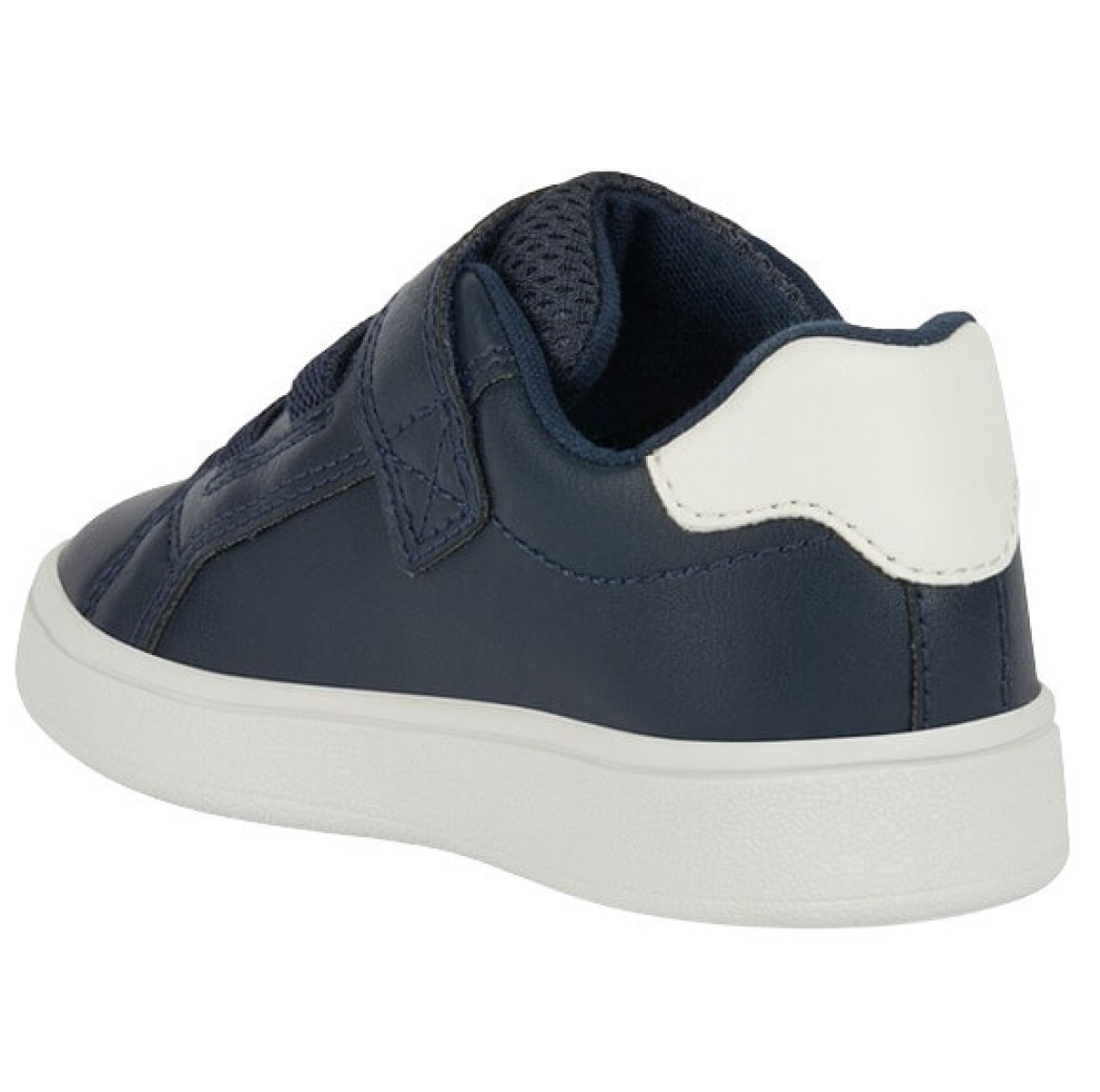Παπούτσι Casual-Sneaker Geox σκούρο μπλε με σκρατς και κορδόνια