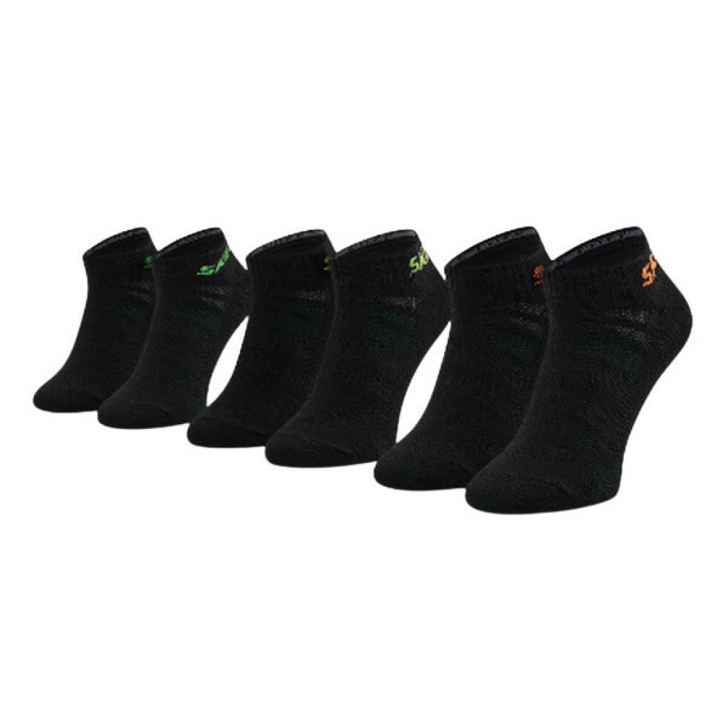 Κάλτσες Skechers set 3 ζευγαριών μαύρο 
