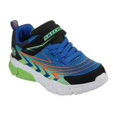 Skechers blue sneakers with laces and scratches