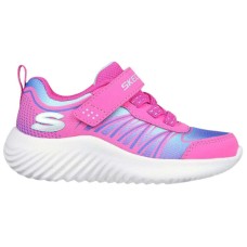 Αθλητικά-Sneakers Skechers ροζ με σκρατς 