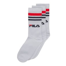 Κάλτσες FILA set 3 ζευγαριών λευκό