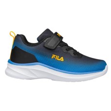 Fila black sneakers with laces and scratches