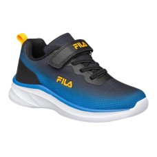 Fila black sneakers with laces and scratches
