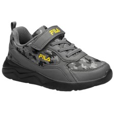 Fila black/grey sneakers with laces and scratches