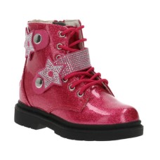 Fuchsia Lelli Kelly ankle boots with zip and laces