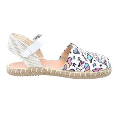 Conguitos beige espadrille sandal with buckle