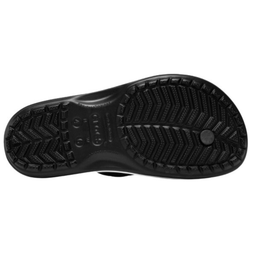 Crocs beach flip flops black