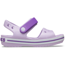 Crocs purple beach slipper with scratches