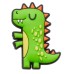 Διακοσμητικά Αξεσουάρ Crocs Green Dino