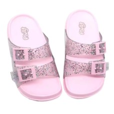 Childrenland pink beach slippers with buckle