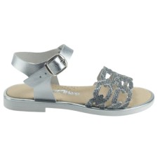 Primi Passi sandal silver with buckle