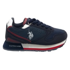 Sports Casual Polo dark blue with laces