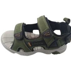 TOYITI green sandal with scratches