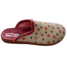 ADAM'S off-white children's slippers