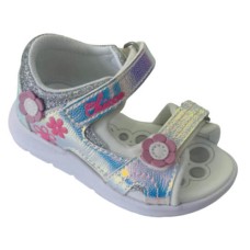 Chicco white sandals with scratches