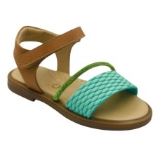 Ricco tan sandal with scratches