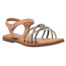 Gioseppo brown sandal with scratches