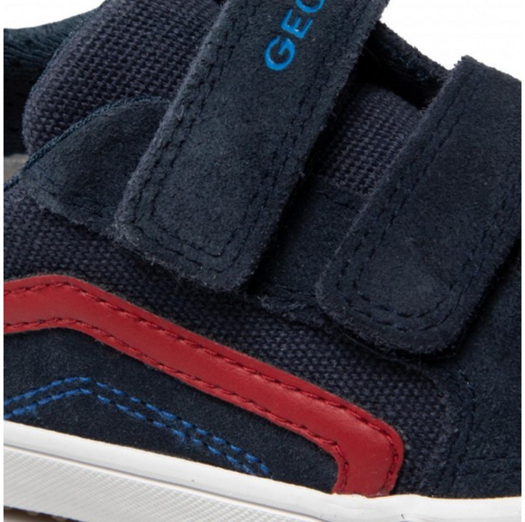 Παπούτσι casual-sneaker Geox σκούρο μπλε με σκρατς 