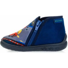 Children's mini-Max blue slippers with zipper (polis navy)