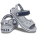 Crocs gray beach slipper with scratches