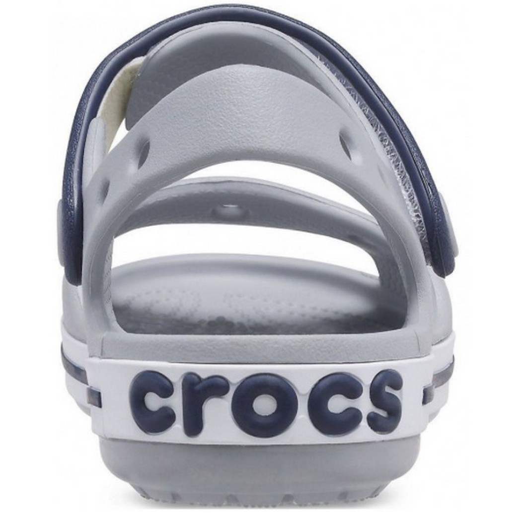 Crocs gray beach slipper with scratches