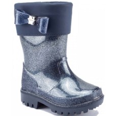 Mayoral blue wellies with glitter