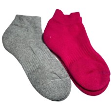 Thera socks set of 2 pairs of gray-fuchsia