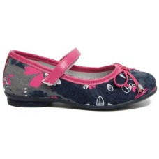 Kids Ballerina-toggle Smart Kids blue jean with scratches